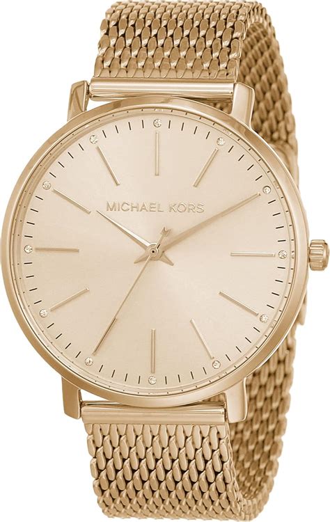 montre michael kors pyper blanc|Michael Kors Pyper Women's Watch, Stainless Steel Watch for .